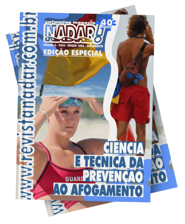 Edição especial da revista Nadar! aborda prevenção ao afogamento com enfoque abrangente e multidisciplinar