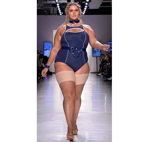 American fashion model Hunter McGrady